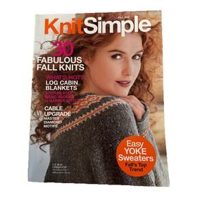 Knit Simple Magazine Fall 2018 Issue 30 Knits Easy Yoke Sweaters - Knit Pattern